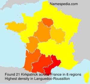 Surname Kirkpatrick in France Surname Kirkpatrick in France