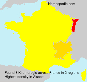 Surname Kiromeroglu in France Surname Kiromeroglu in France