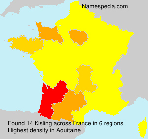 Surname Kisling in France Surname Kisling in France