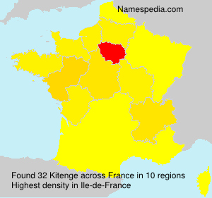 Surname Kitenge in France Surname Kitenge in France