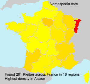 Surname Kleiber in France