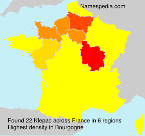 Surname Klepac in France Surname Klepac in France