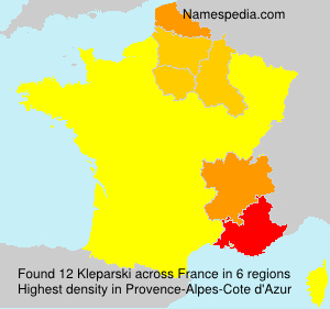 Surname Kleparski in France Surname Kleparski in France