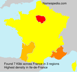 Surname Klibi in France Surname Klibi in France