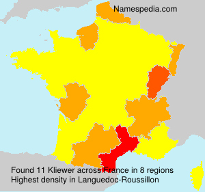 Surname Kliewer in France Surname Kliewer in France