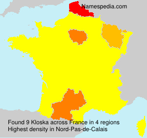 Surname Kloska in France Surname Kloska in France