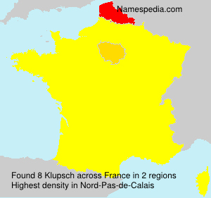 Surname Klupsch in France Surname Klupsch in France