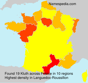 Surname Kluth in France Surname Kluth in France