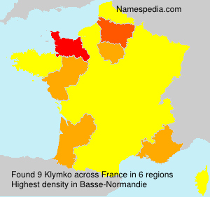 Surname Klymko in France Surname Klymko in France