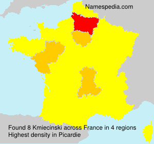 Surname Kmiecinski in France Surname Kmiecinski in France