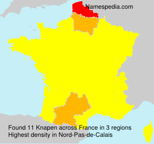 Surname Knapen in France Surname Knapen in France