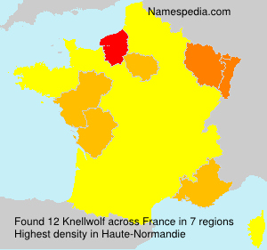 Surname Knellwolf in France Surname Knellwolf in France