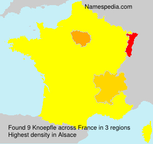Surname Knoepfle in France Surname Knoepfle in France