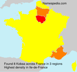 Surname Kobaa in France Surname Kobaa in France