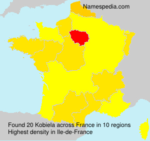 Surname Kobiela in France Surname Kobiela in France