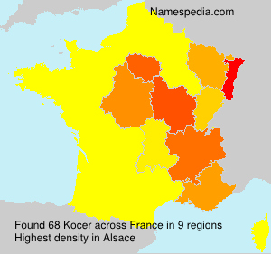 Surname Kocer in France Surname Kocer in France