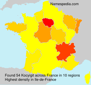 Surname Kocyigit in France Surname Kocyigit in France