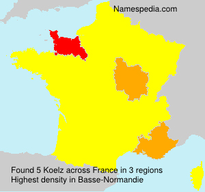 Surname Koelz in France Surname Koelz in France