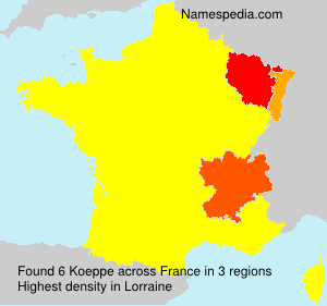 Surname Koeppe in France