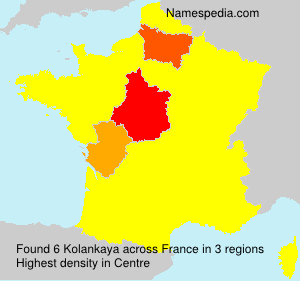 Surname Kolankaya in France