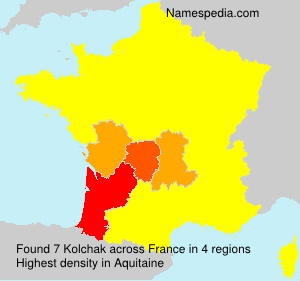 Surname Kolchak in France Surname Kolchak in France