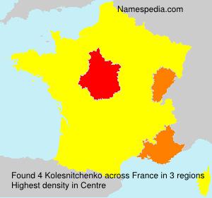 Surname Kolesnitchenko in France Surname Kolesnitchenko in France
