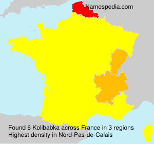 Surname Kolibabka in France Surname Kolibabka in France