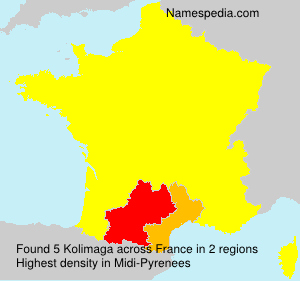 Surname Kolimaga in France Surname Kolimaga in France