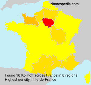 Surname Kollhoff in France Surname Kollhoff in France