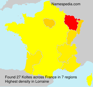 Surname Koltes in France Surname Koltes in France