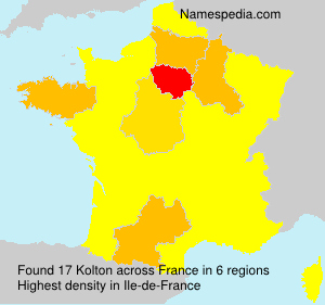 Surname Kolton in France Surname Kolton in France