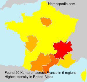 Surname Komaroff in France Surname Komaroff in France