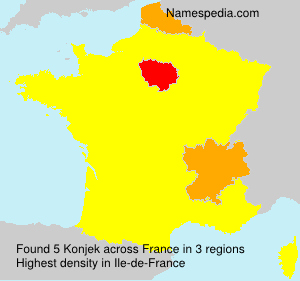 Surname Konjek in France Surname Konjek in France