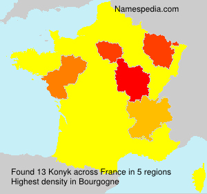 Surname Konyk in France Surname Konyk in France