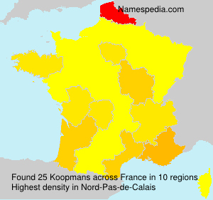 Surname Koopmans in France Surname Koopmans in France