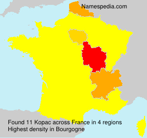 Surname Kopac in France Surname Kopac in France