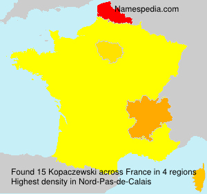 Surname Kopaczewski in France Surname Kopaczewski in France