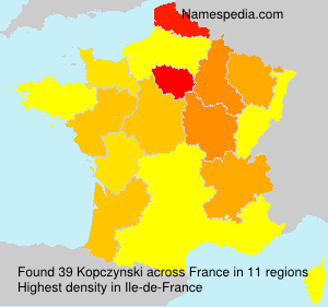 Surname Kopczynski in France Surname Kopczynski in France