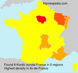 Surname Kordic in France Surname Kordic in France
