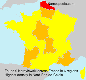 Surname Kordylewski in France Surname Kordylewski in France