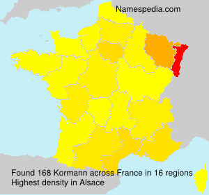Surname Kormann in France Surname Kormann in France