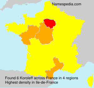 Surname Koroleff in France Surname Koroleff in France