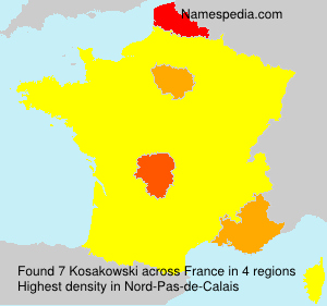 Surname Kosakowski in France Surname Kosakowski in France