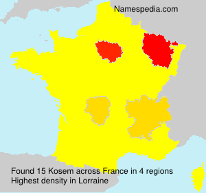 Surname Kosem in France Surname Kosem in France