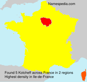 Surname Kotcheff in France Surname Kotcheff in France