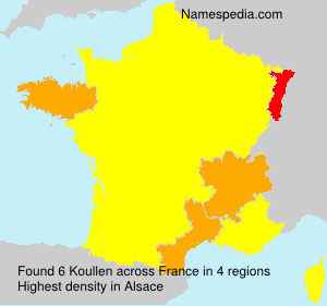 Surname Koullen in France Surname Koullen in France