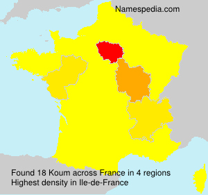 Surname Koum in France Surname Koum in France