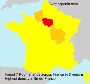Surname Koumarianos in France Surname Koumarianos in France