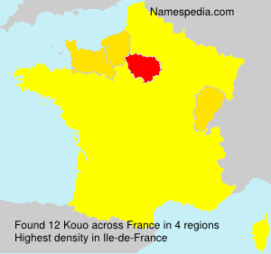 Surname Kouo in France Surname Kouo in France