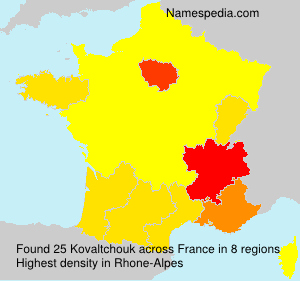 Surname Kovaltchouk in France Surname Kovaltchouk in France